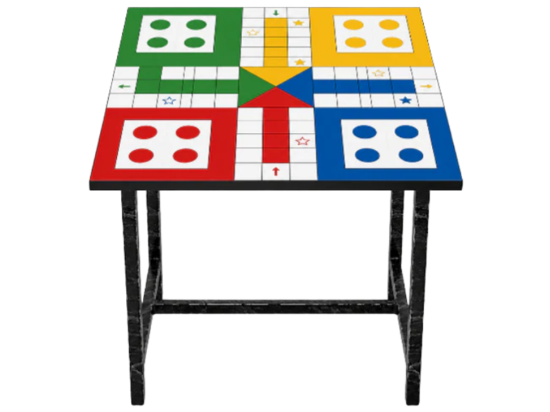 Classic Wooden Ludo Table